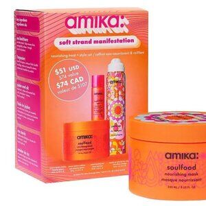 amika Soft Strand Manifestation Nourishing Treat + Style Hair Gift Set